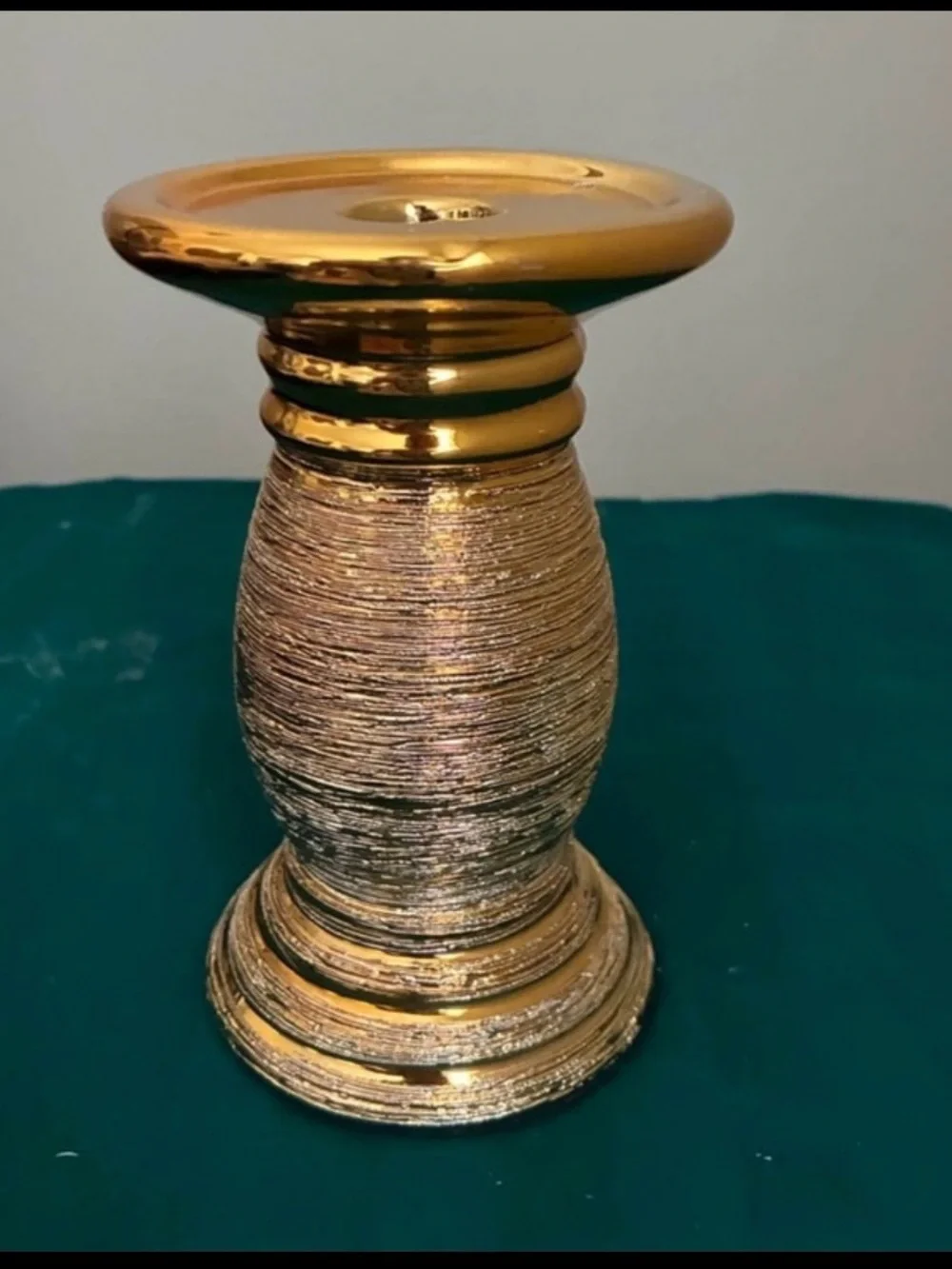 Gold Candle Stick Set